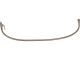 Discharge hose 1,2 m w/ stop cock, SS barrel pump