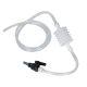 Siphon with stopcok, LDPE/PVC, 100 cm, 9 l/min