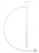PTFE barrel pump Ultrapure w/ d. hose/stopc., 60cm