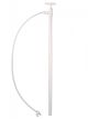 PTFE barrel pump Ultrapure w/ d. hose/stopc., 95cm