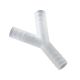 Y-connector, PP, f. Ø 13-15mm, cylindrical nozzles