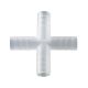 Four-way-connectors PVDF, for Ø 13-15 mm, cylind.