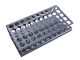 Test tube holder Z-shaped, AISI 304, 110x220 mm