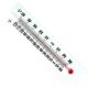 Lab Thermometer w/ plastic back, dual scale