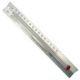 Lab Thermometer w/metal back, dual scale C/F