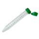 15mL Centrifuge Tube, Flip Top Cap - Paperboard Rack, Sterile, CS500