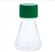 125mL Erlenmeyer Flask, Solid Cap, Plain Bottom, PETG, Sterile, CS12