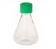 250mL Erlenmeyer Flask, Vent Cap, Plain Bottom, PC, Sterile, CS15