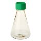 500mL Erlenmeyer Flask, Vent Cap, Plain Bottom, PC, Sterile, CS12