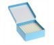 Storage Box, 81 Place, Hinged Cardboard with Polypropylene Insert, Blue