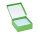Storage Box, 100 Place, Hinged Cardboard with Polypropylene Insert, Green