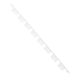 CAP ONLY, PCR 8-Strip Optically Clear Flat Caps, Non-sterile, 125/bag, CS125