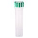 1.5mL Screw Top Micro Tube and Cap, Self-Standing, Grip Band, Green Grip Cap With Integrated O-Ring, Sterile, CS500