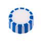 CAP ONLY, Screw Top Micro Tube Cap, Grip Cap With Integrated O-Ring, Blue, Non-sterile, CS1000