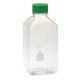 1000mL Media Bottle, Square, PET, Individually Wrapped, Sterile
