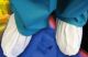 Non - Woven Disposables - Class 100, ISO 5, Poly Latex Shoe Cover, 16in, White, Unisize, 500 Pair/cs.