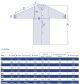 SMS Lab Coat, Size XXXL, Elastic Wrist, Snap Front, 30/CS