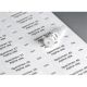 Laser Cryo-Babies / Tough-Spot Set, White, 1.28 x 0.28 in. tags and 3/8 in. spots, 68 sets/sheet, for 1.5 mL tubes