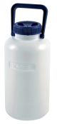Carboy WM Hvy Walled w Insert, HDPE 5L