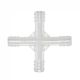 Tubing Connector 4 Way, PP 6mm