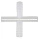 Tubing Connector 4 Way, PP 15mm