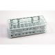 Rack Test Tube 40 Place White, PP 20mm