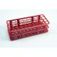Rack Test Tube 40 Place Red, PP 20mm