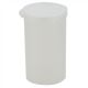 Container w Hinged Lid, PE 4oz
