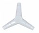 Tubing Connector Equal Y, PP 8-10mm