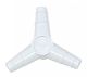 Tubing Connector Equal Y, PP 12-14mm
