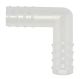 Tubing Connector L, PP 16mm