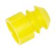 Test Tube Stoppers Yellow, LDPE 11-13mm