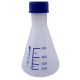 Flask Erlenmeyer w Blue Cap, PP 500mL