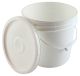 Pail w Cover, HDPE 2gal