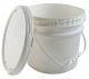 Pail Screw Top w Lid, HDPE 3.5gal
