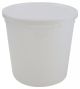 Container w Lid Natural, HDPE 165oz