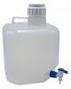 Carboy Heavy Duty w Stopcock, PP 20L