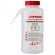 Washbottle Integ GHS Acetone, LDPE 500mL