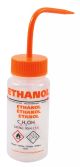 Washbottle GHS WM Ethanol, LDPE 250mL