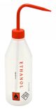 Washbottle Sloped NM Ethanol, LDPE 500mL
