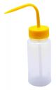 Washbottle WM Yellow Cap, LDPE 250 mL