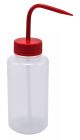 Washbottle WM Red Cap, LDPE 500mL