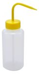 Washbottle WM Yellow Cap, LDPE 500mL