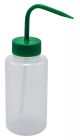 Washbottle WM Green Cap, LDPE 500mL