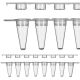Tubes 0.2ml cl 8-St w/flat clcap10-U/125