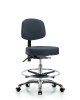 Vinyl Med Hi Stool w Back CR CF CC