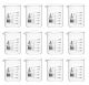 BEAKER, GLASS, BORO 3.3, 150ML PKG/12