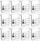 BEAKER, GLASS, BORO 3.3, 250ML PK 12