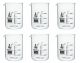 BEAKER, GLASS, BORO 3.3, 800ML PKG/6