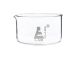 Dish Crystallizing, outer dia 115mm, Height 65mm borosilicate glass, flat bottom with spout 500ml